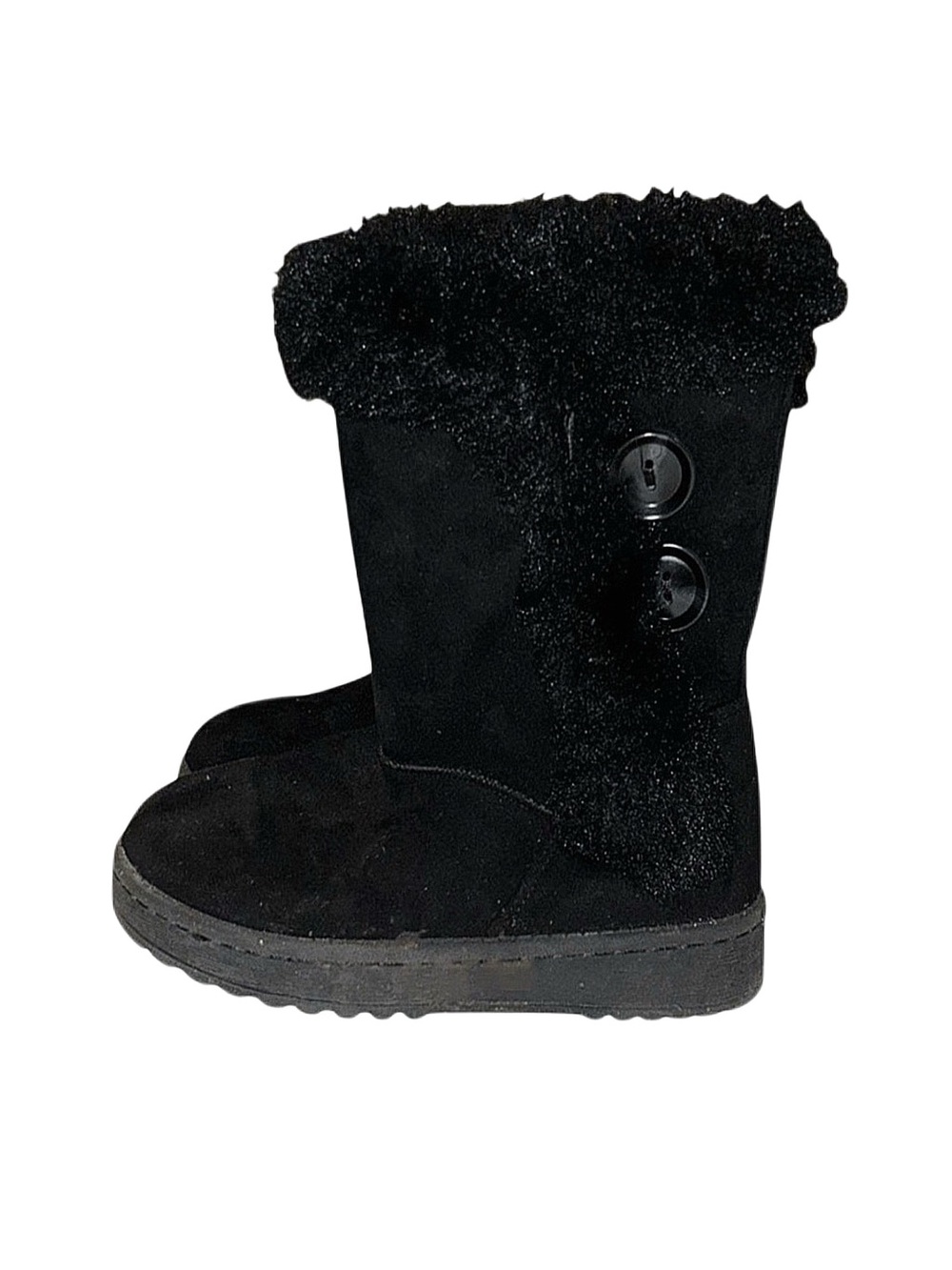 SO Sophia Girl's Black Winter Boots Size 13